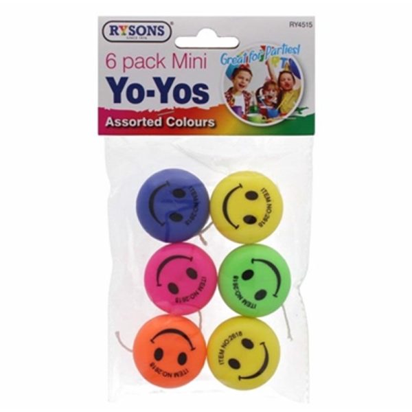 MINI YO-YOS 6PC