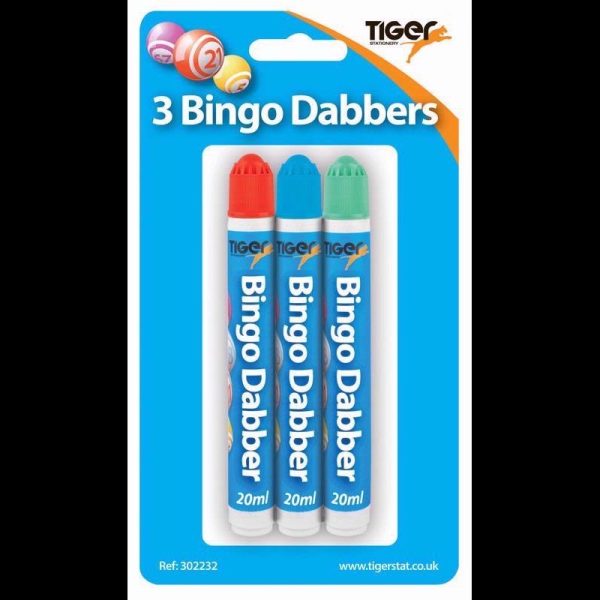 TIGER BINGO DABBERS PACK OF 3