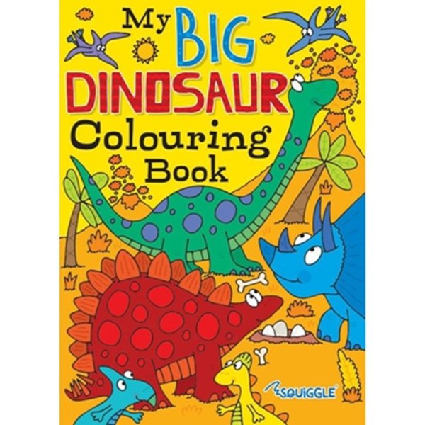 MONSTER AND DINOSAUR COLOURING BOOK PACK OF 12