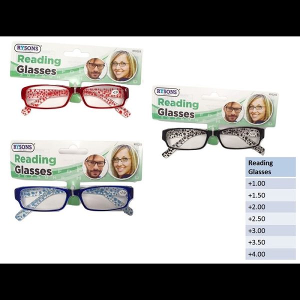 RYSONS READING GLASSES- FRECKLES