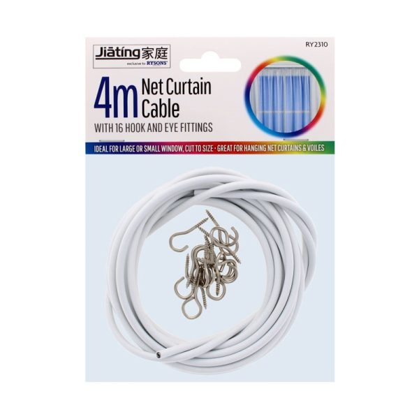 RYSONS CURTAIN WIRE 4 METER