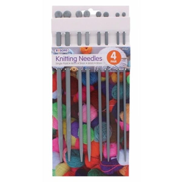 RYSONS FIX IT KNITTING NEEDLES 4 PAIRS