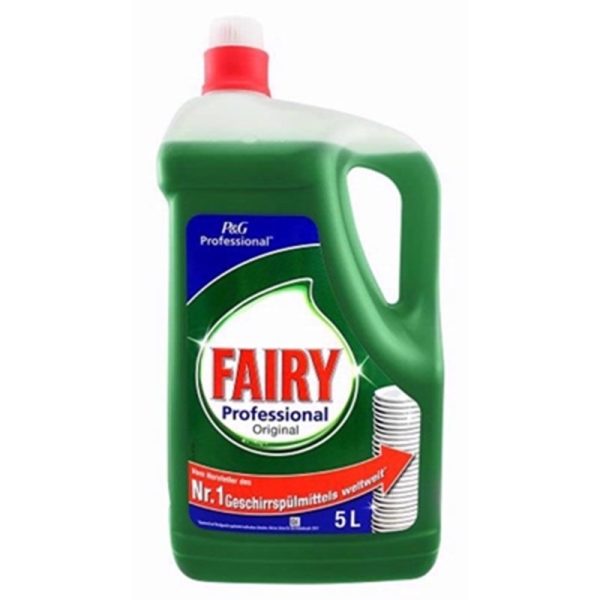 FAIRY WASHING UP LIQUID ORIGINAL 5LTR PACK OF 2