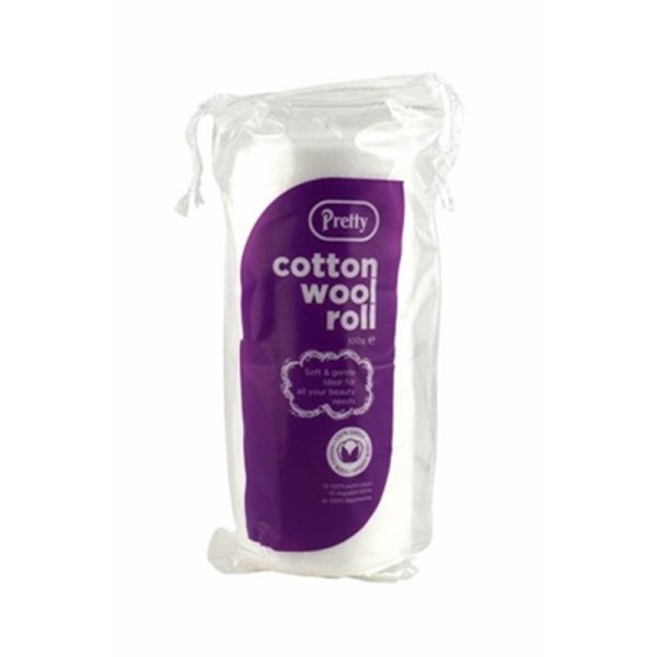 PRETTY COTTON ROLLS 80G PACK OF 12