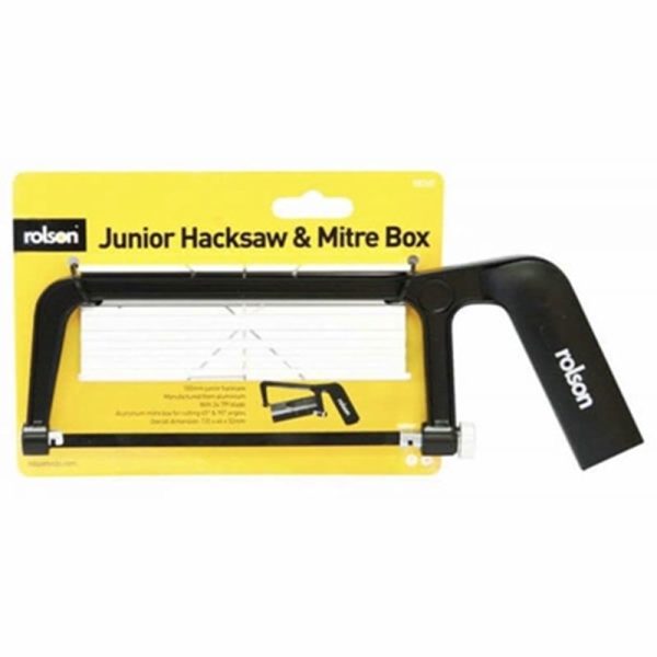 ROLSON HACKSAW/MITRE BOX 2PCE SET