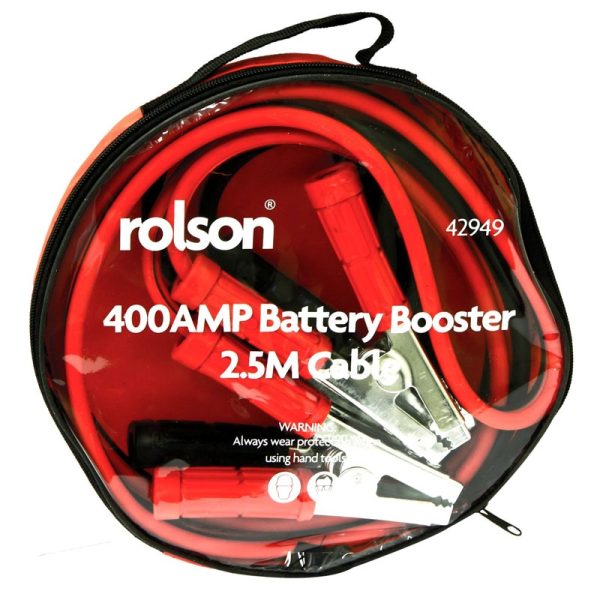 ROLSON JUMP LEAD 400AMP 2.5M