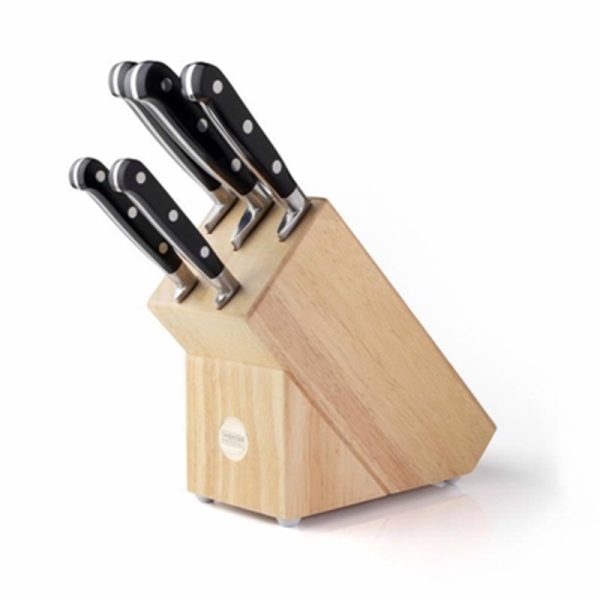 TAYLORS EYE SABATIER KNIFE BLOCK SLOP 5PC