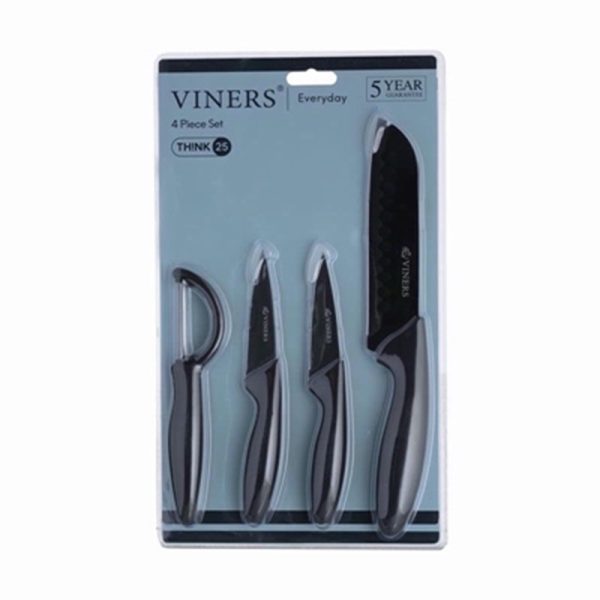 VINERS EVERYDAY 3PC KNIFE SET WITH PEELER