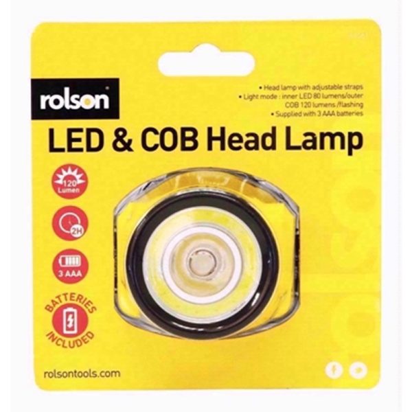 ROLSON HEAD LAMP LEAD&COB