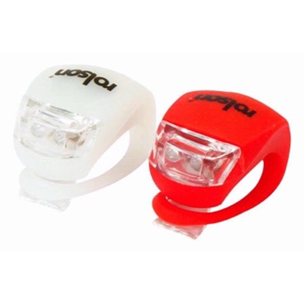 ROLSON SILICONE BIKE LIGHT 2PC