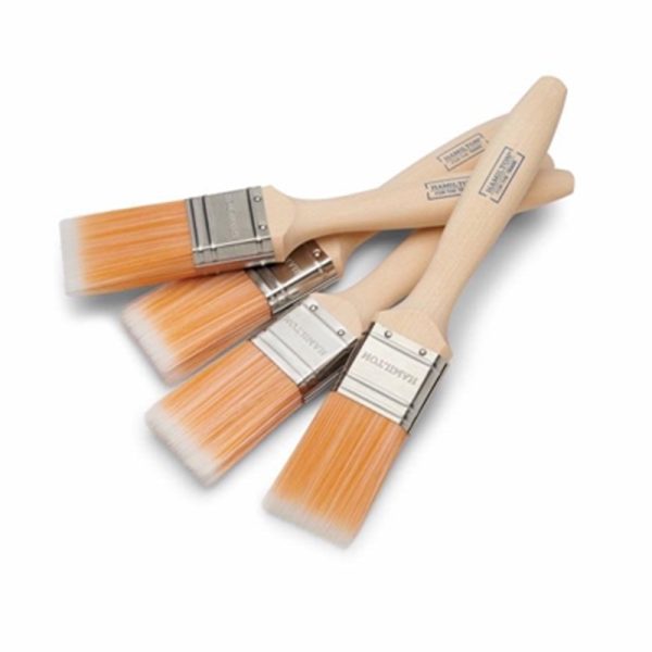 HAMILTON FINE TIP FLAT BRUSH PACK OF 4