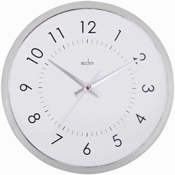 ACCTIM YOKO/ORION WALL CLOCK WHITE FACE