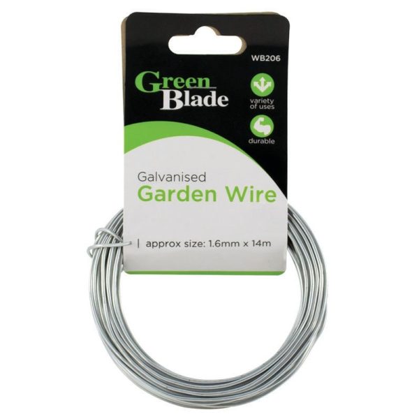 GARDEN BLADE GALVANISED GARDEN WIRE 1.6MM X 14M