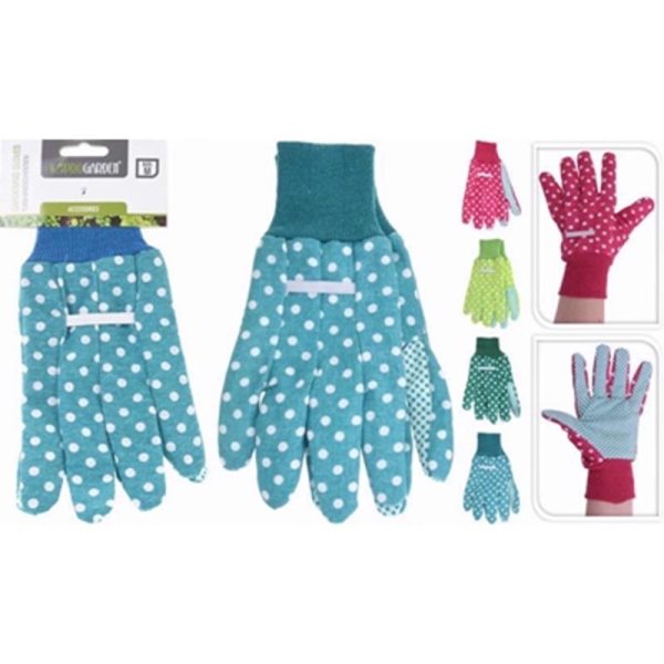 GARDENING GLOVES (4 ASSORTED DESIGNS)