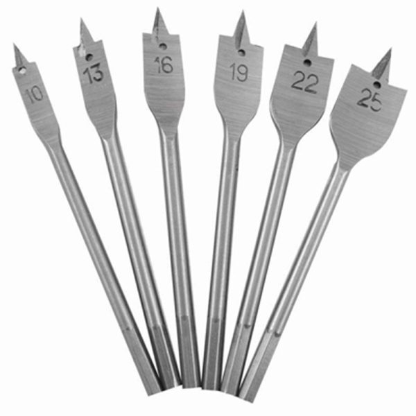 DEKTON DRILL SET FLAT WOOD 6PC