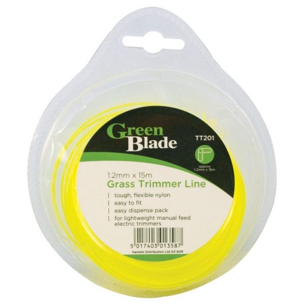 GREEN BLADE GRASS TRIMMER LINE 1.2MM X 15M