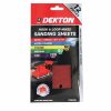 DEKTON HOOK /LOOP MIXED SANDING SHEETS 5PC