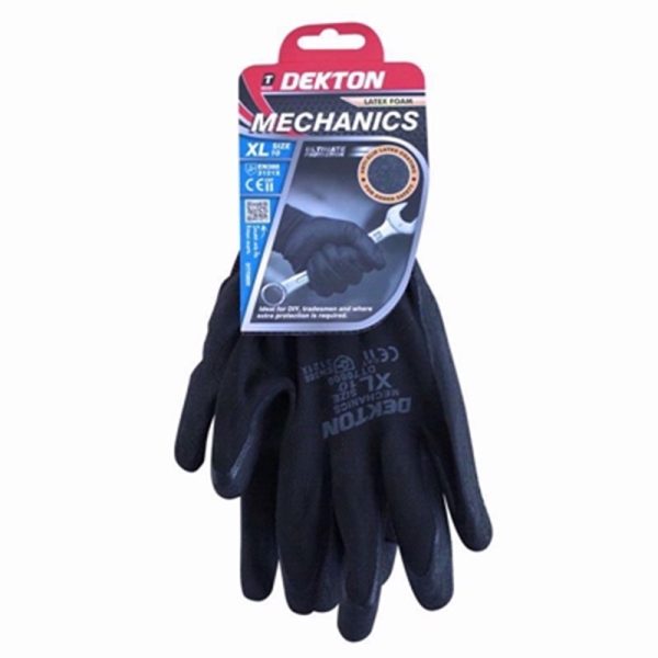 DEKTON MECHANICS NITRILE COATED GLOVES 10/XL