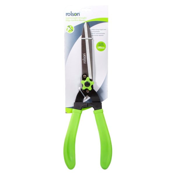 ROLSON LIGHTWEIGHT STRAIGHT EDGE GARDEN SHEARS