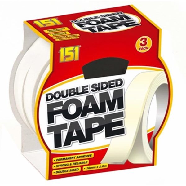 151 TAPE 3 DOUBLE SIDED FOAM