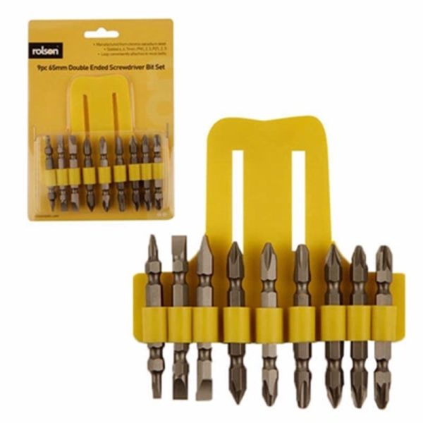 ROLSON POWER BIT AND HOLSTER 65MM SET 9PCE