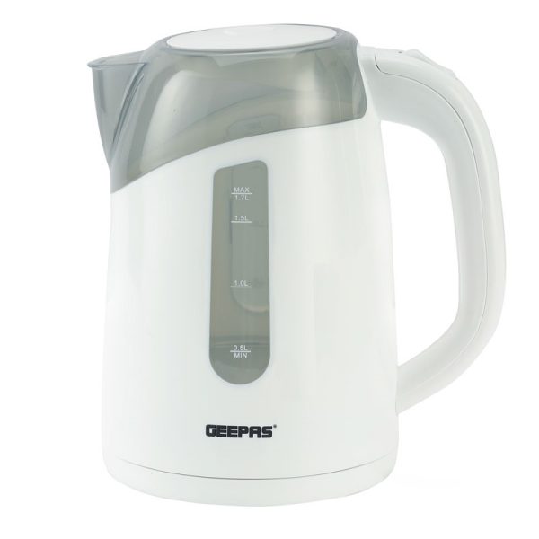 GEEPAS KETTLE PLASTIC WHITE