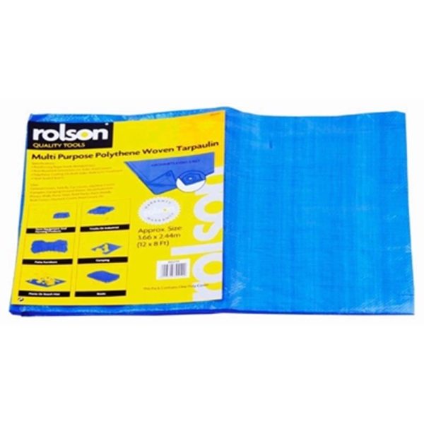 ROLSON TARPAULIN(12X8)3.6X2.4M