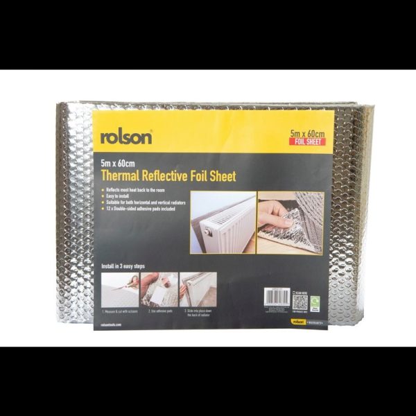 ROLSON THERMAL REFLECTOR FOIL SHEET 5MX600MM