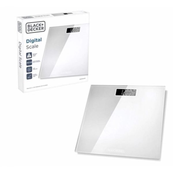 BLACK AND DECKER BATHROOM SCALE WHITE