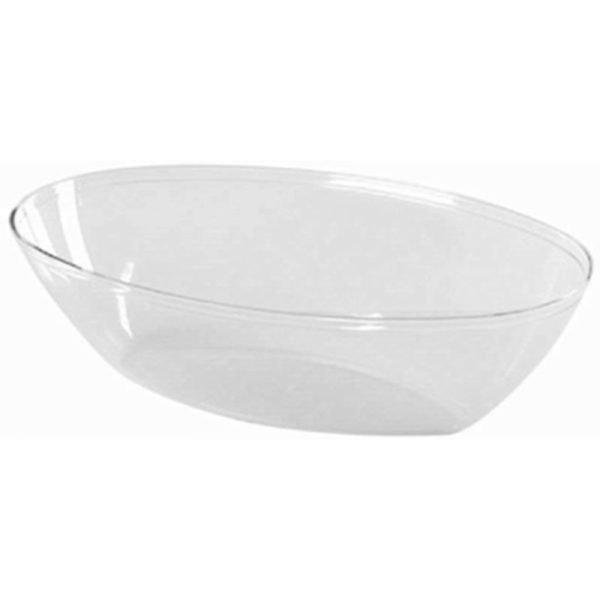 PHOODS CLEAR OVAL SALAD BOWL 64OZ