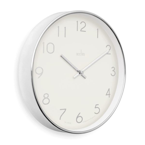 ACCTIM ELMA WALL CLOCK WHITE