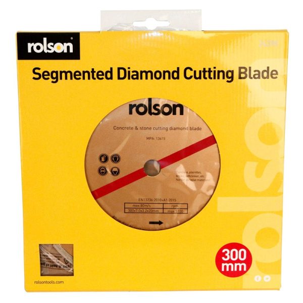 ROLSON DIAMOND TIPPED BLADE 300MM