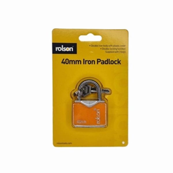 ROLSON IRON PADLOCK 40MM