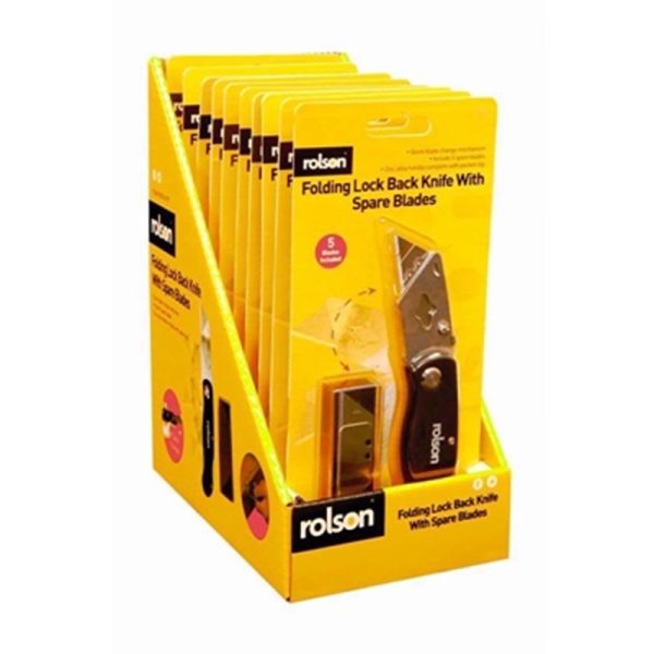 ROLSON FOLDING KNIFE LOCK BACK