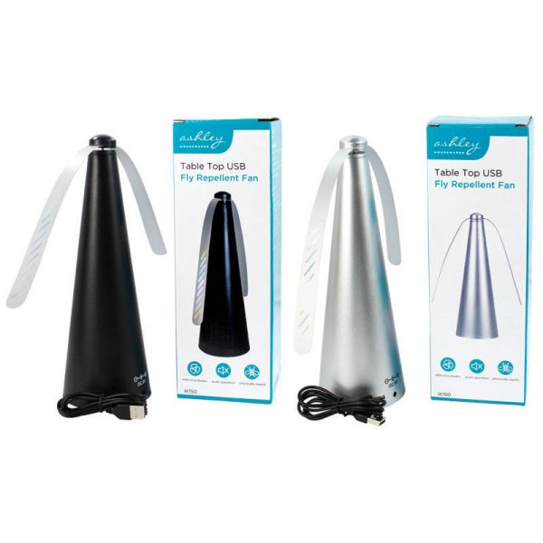 KINGAVON TABLE TOP USB FLY REPELLENT FAN ASSORTED