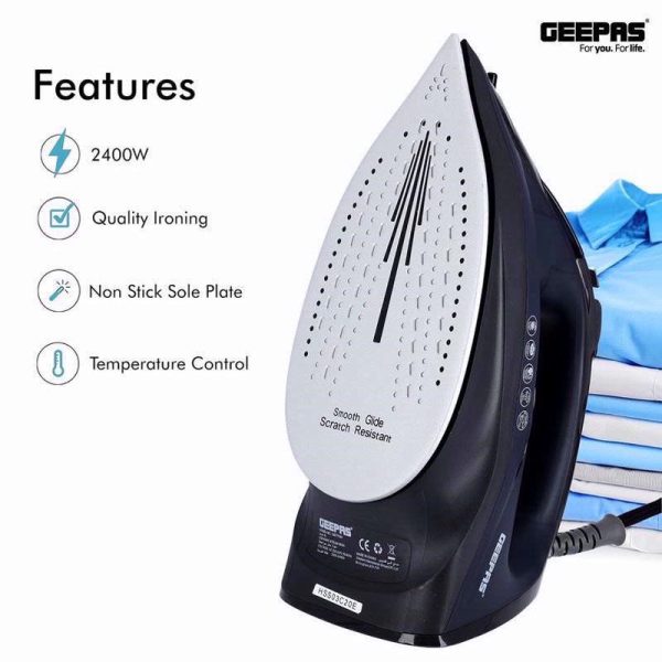 GEEPAS STEAM IRON 2400W GSI7703