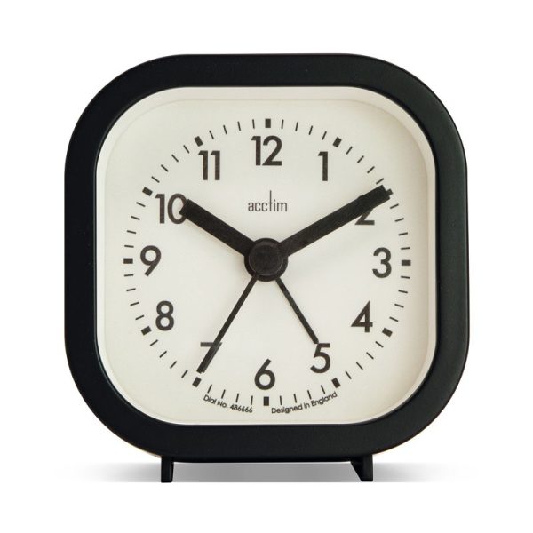 ACCTIM ROBYN ALARM CLOCK BLACK