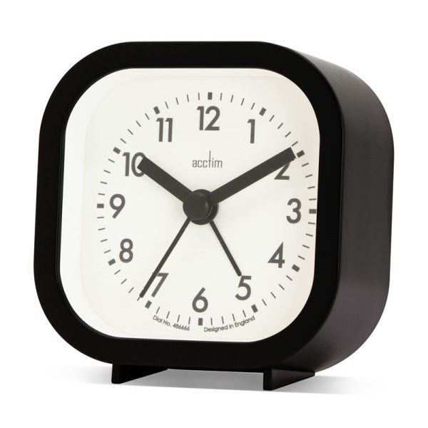 ACCTIM ROBYN ALARM CLOCK BLACK