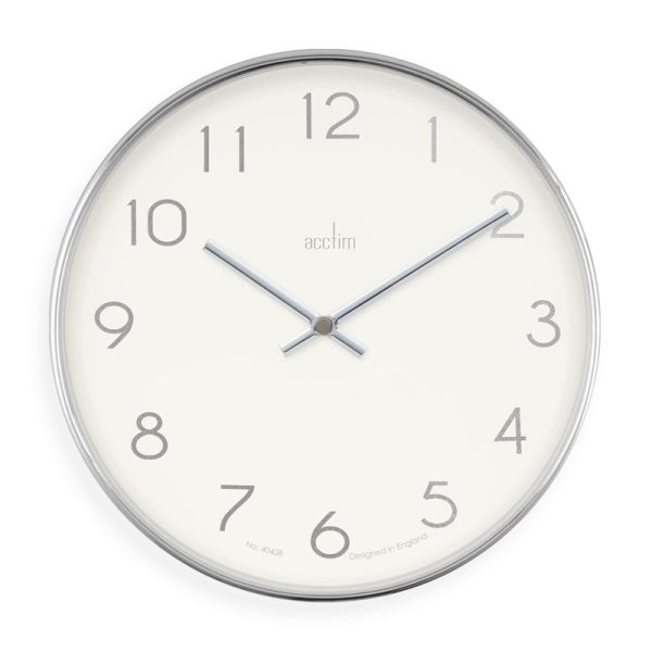 ACCTIM ELMA WALL CLOCK WHITE