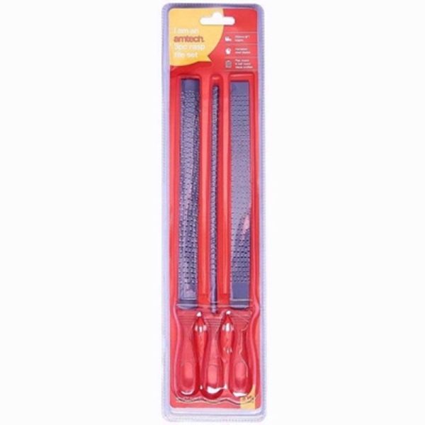 AMTECH RASP+FILE 3PC SET