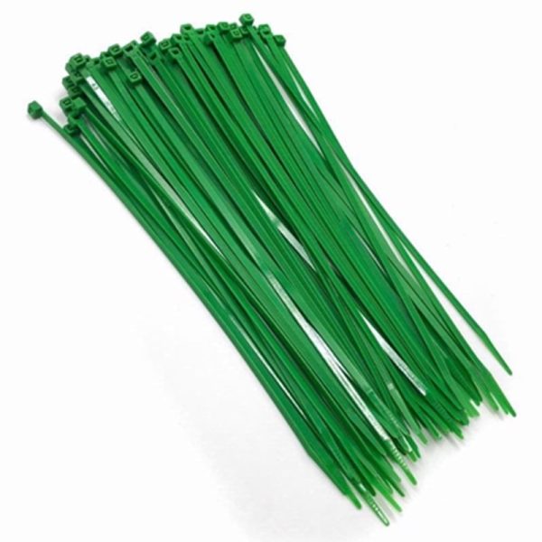 AMTECH CABLE TIES 300X4.8MM GREEN