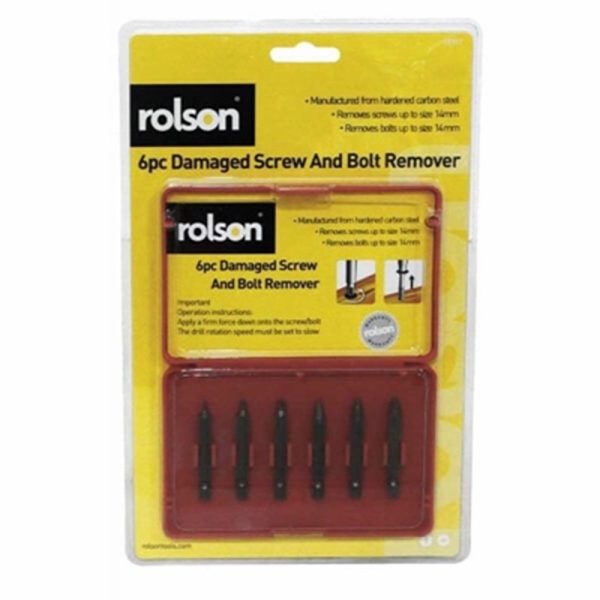 ROLSON DAMAGED SCREW REMOVER 6PC