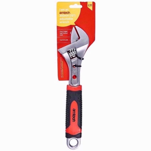 AMTECH WRENCH ADJUSTABLE 12INCH