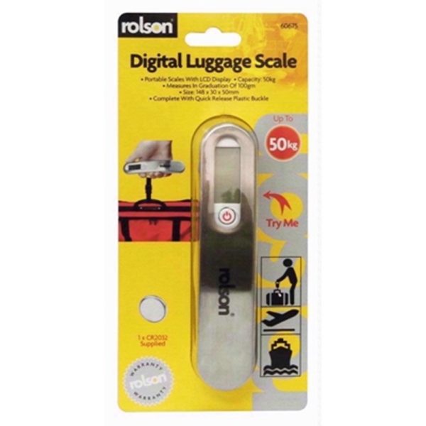 ROLSON DIGITAL LUGGAGE SCALE 50KG