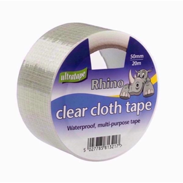 ULTRATAPE CLEAR GAFFA TAPE 49 X 20M