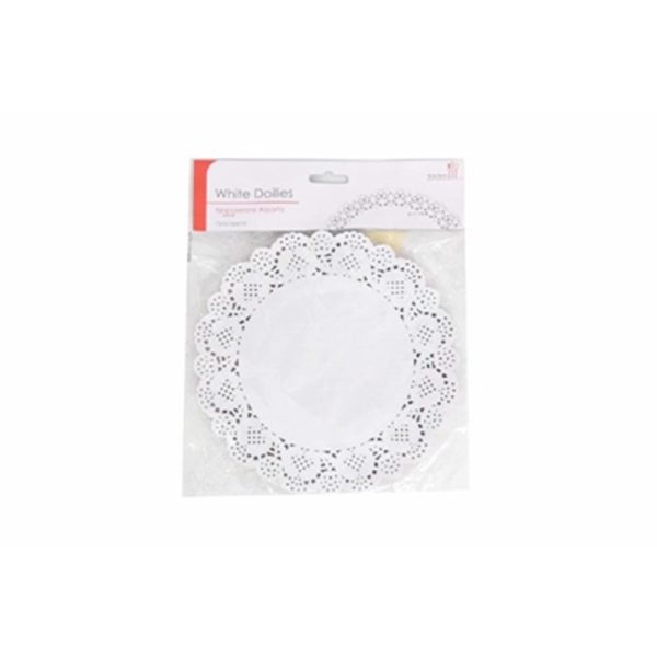 SIL PARTY DOILIES ROUND 21.5CM APROX