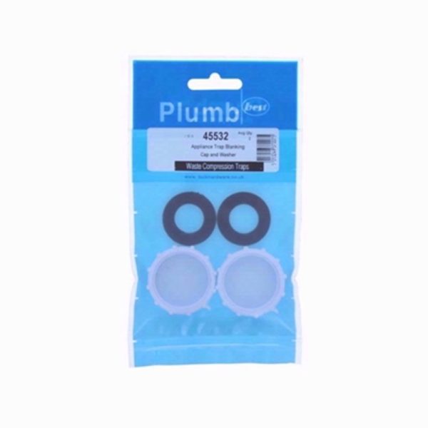 PLUMB APP TRAP BLANK CAP&WASHER 32MM