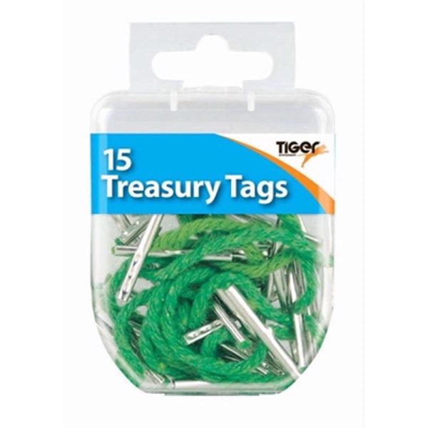 TIGER ESSENTIAL TREASURY TAGS PACK OF 10