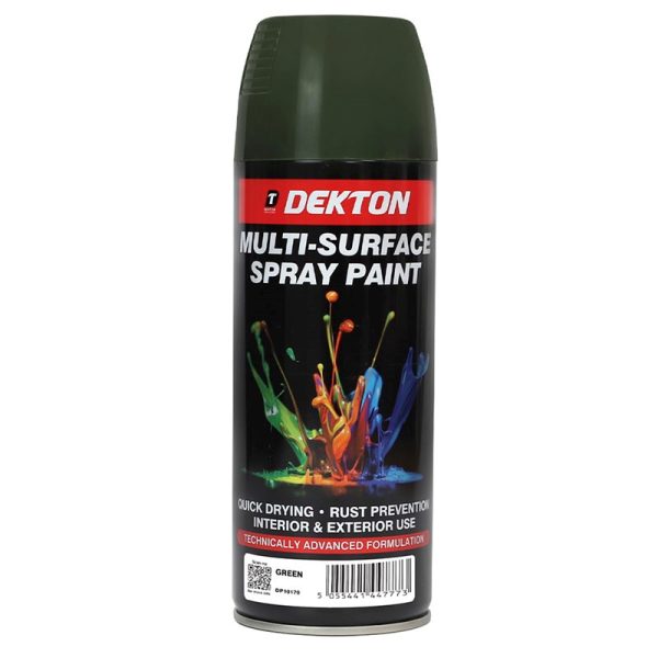 DEKTON SPRAY PAINT GREEN 400ML