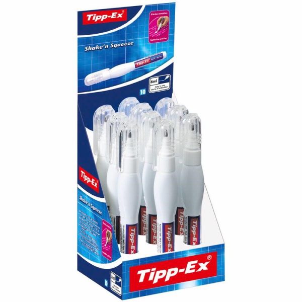 TIPPEX SHAKE AND SQUEEZE PACK OF 10